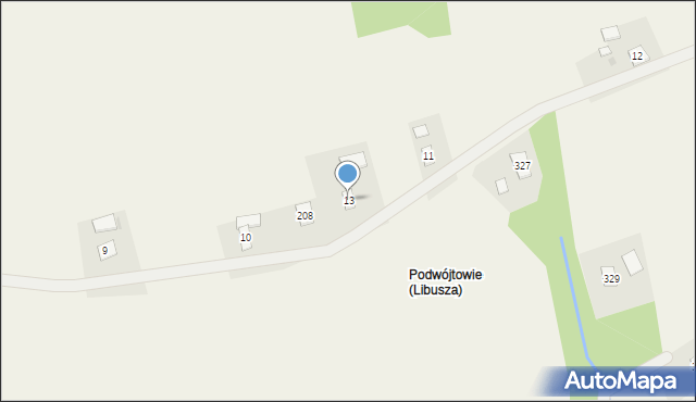 Korczyna, Korczyna, 13, mapa Korczyna