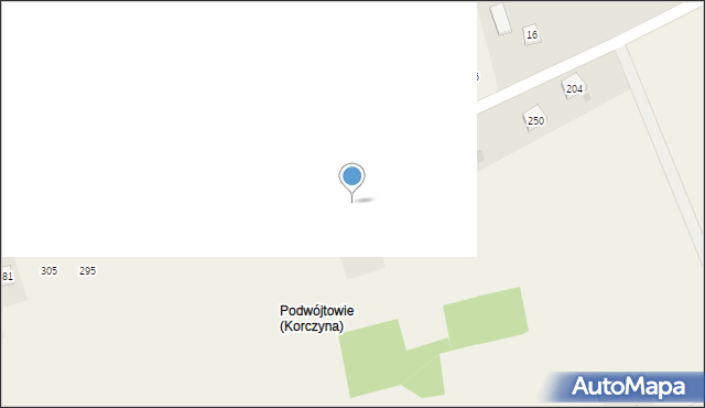 Korczyna, Korczyna, 272, mapa Korczyna