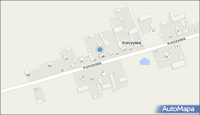 Korczyska, Korczyska, 19, mapa Korczyska