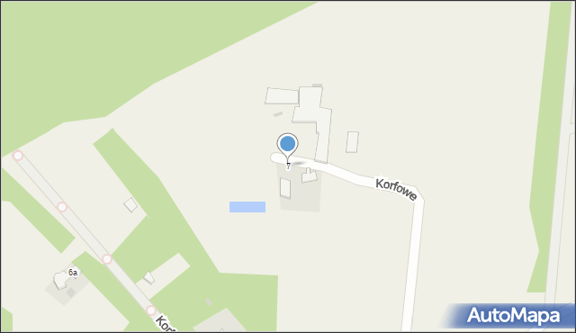 Korfowe, Korfowe, 7, mapa Korfowe