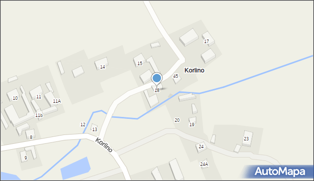 Korlino, Korlino, 18, mapa Korlino