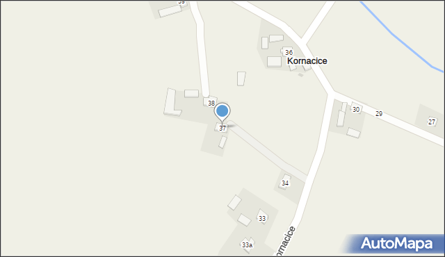 Kornacice, Kornacice, 37, mapa Kornacice