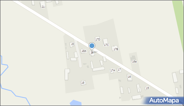 Kornaciska, Kornaciska, 18, mapa Kornaciska