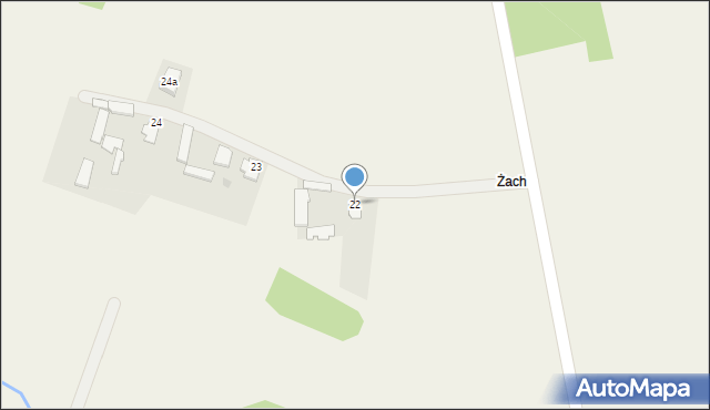 Kornaciska, Kornaciska, 22, mapa Kornaciska
