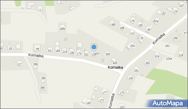 Kornatka, Kornatka, 116, mapa Kornatka