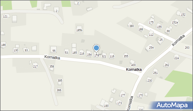 Kornatka, Kornatka, 174, mapa Kornatka