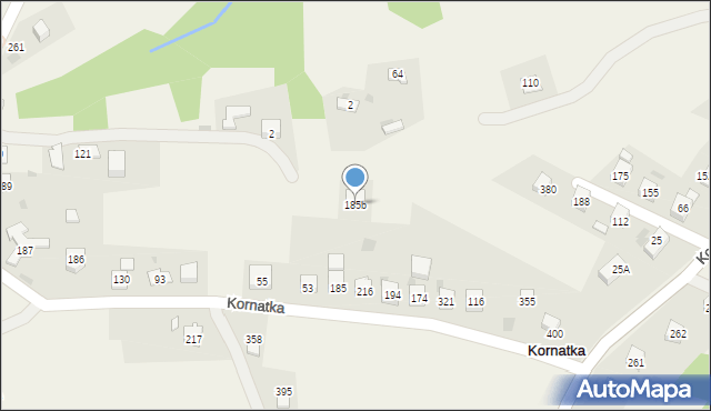 Kornatka, Kornatka, 185b, mapa Kornatka