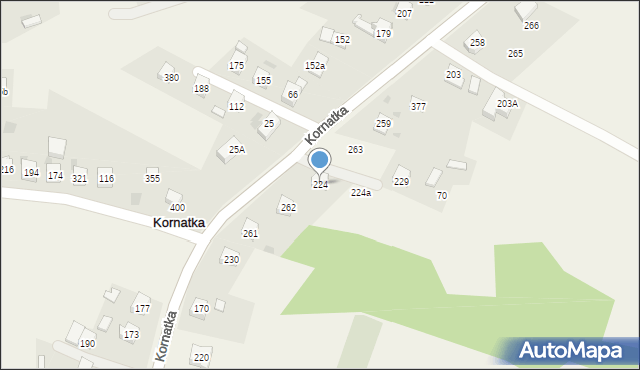 Kornatka, Kornatka, 224, mapa Kornatka