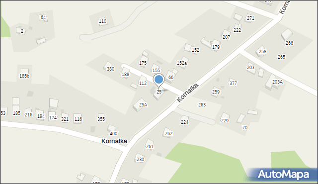 Kornatka, Kornatka, 25, mapa Kornatka