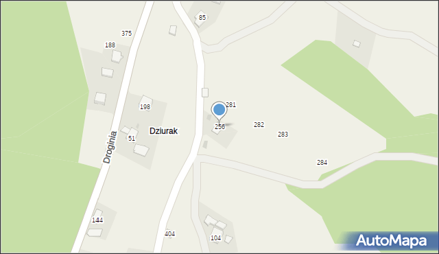 Kornatka, Kornatka, 256, mapa Kornatka
