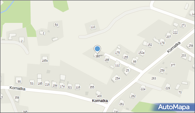 Kornatka, Kornatka, 380, mapa Kornatka