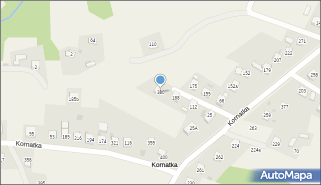 Kornatka, Kornatka, 380, mapa Kornatka