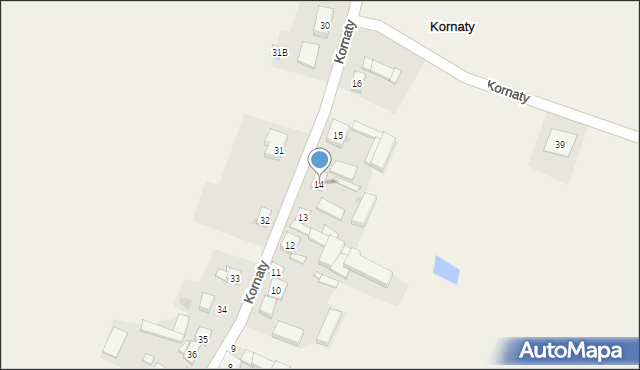 Kornaty, Kornaty, 14, mapa Kornaty