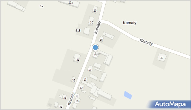 Kornaty, Kornaty, 15, mapa Kornaty