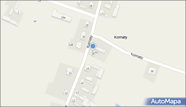 Kornaty, Kornaty, 16, mapa Kornaty