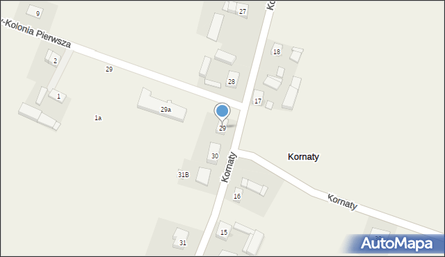 Kornaty, Kornaty, 29, mapa Kornaty