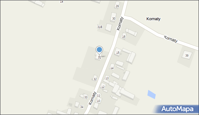 Kornaty, Kornaty, 31, mapa Kornaty