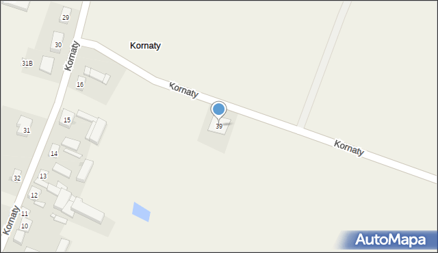 Kornaty, Kornaty, 39, mapa Kornaty