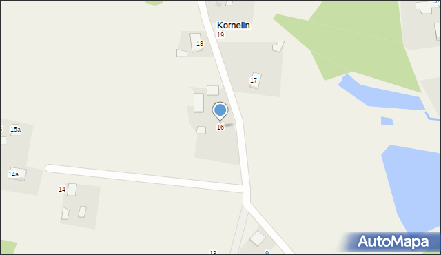 Kornelin, Kornelin, 16, mapa Kornelin