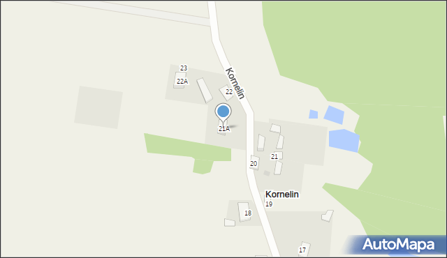 Kornelin, Kornelin, 21A, mapa Kornelin