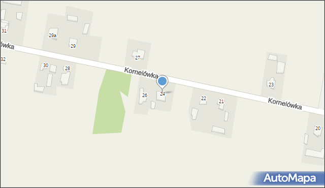 Kornelówka, Kornelówka, 24, mapa Kornelówka