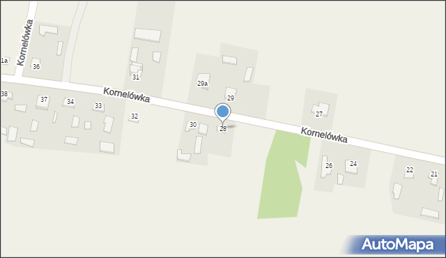 Kornelówka, Kornelówka, 28, mapa Kornelówka
