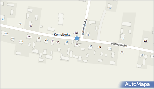 Kornelówka, Kornelówka, 38, mapa Kornelówka