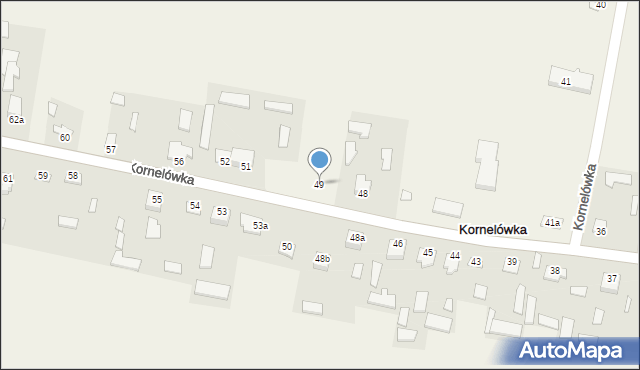 Kornelówka, Kornelówka, 49, mapa Kornelówka