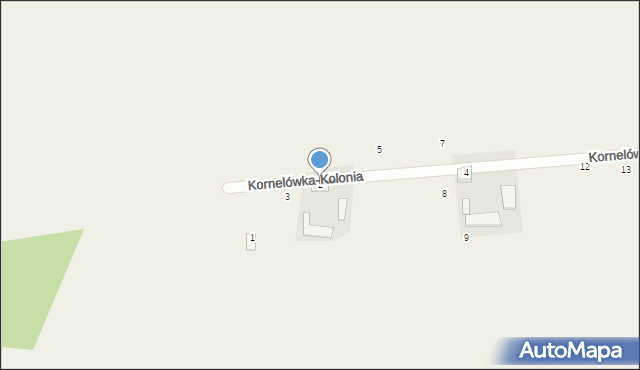 Kornelówka-Kolonia, Kornelówka-Kolonia, 2, mapa Kornelówka-Kolonia