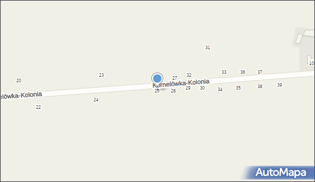 Kornelówka-Kolonia, Kornelówka-Kolonia, 25, mapa Kornelówka-Kolonia