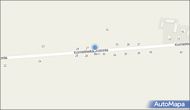 Kornelówka-Kolonia, Kornelówka-Kolonia, 29, mapa Kornelówka-Kolonia