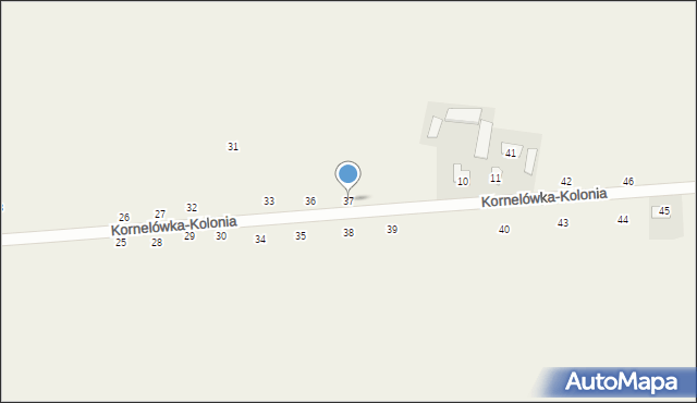 Kornelówka-Kolonia, Kornelówka-Kolonia, 37, mapa Kornelówka-Kolonia