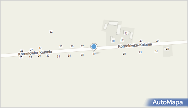 Kornelówka-Kolonia, Kornelówka-Kolonia, 39, mapa Kornelówka-Kolonia