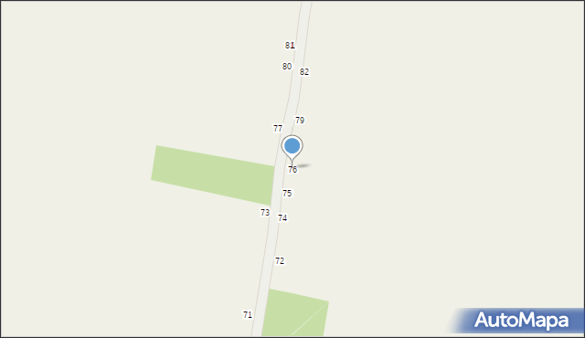 Kornelówka-Kolonia, Kornelówka-Kolonia, 76, mapa Kornelówka-Kolonia