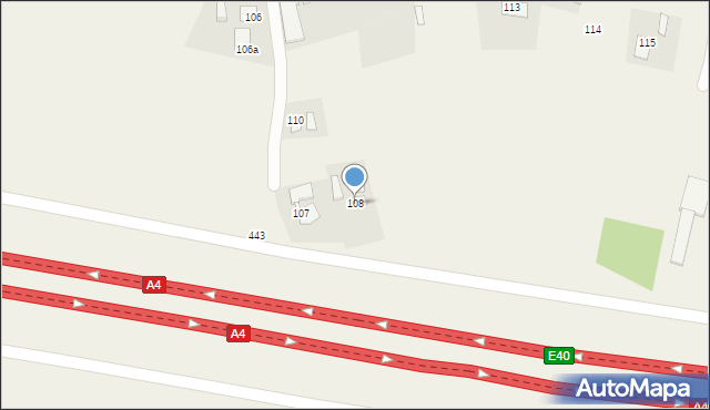 Korniaktów Północny, Korniaktów Północny, 108, mapa Korniaktów Północny