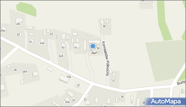 Korniaktów Północny, Korniaktów Północny, 39a, mapa Korniaktów Północny