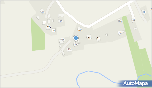 Korniaktów Południowy, Korniaktów Południowy, 73, mapa Korniaktów Południowy