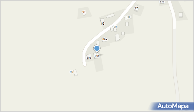 Korniaktów Południowy, Korniaktów Południowy, 89b, mapa Korniaktów Południowy