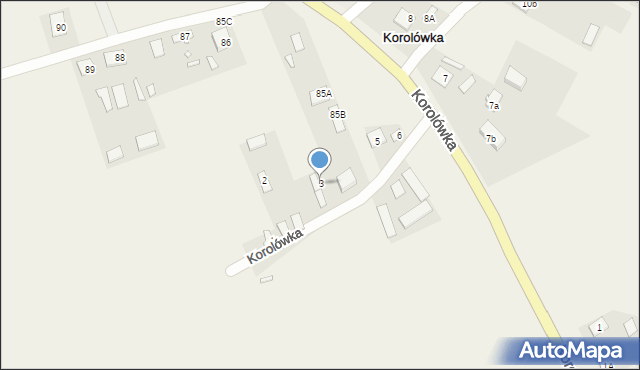 Korolówka, Korolówka, 3, mapa Korolówka