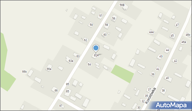 Korolówka, Korolówka, 61A, mapa Korolówka