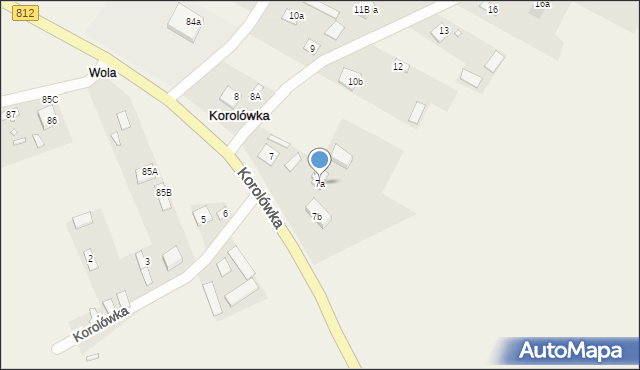 Korolówka, Korolówka, 7a, mapa Korolówka