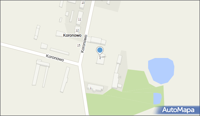 Koronowo, Koronowo, 2, mapa Koronowo