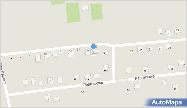Koronowo, Konwaliowa, 22, mapa Koronowo