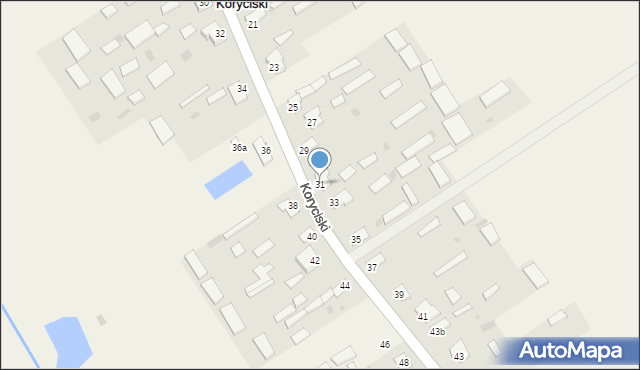Koryciski, Koryciski, 31, mapa Koryciski
