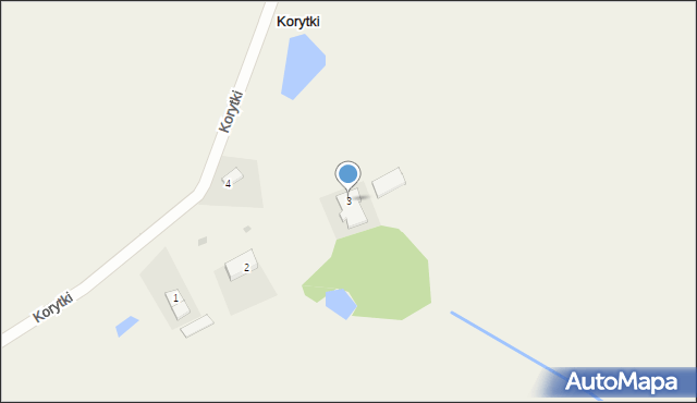 Korytki, Korytki, 3, mapa Korytki