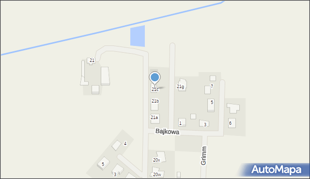 Korytków, Korytków, 21c, mapa Korytków