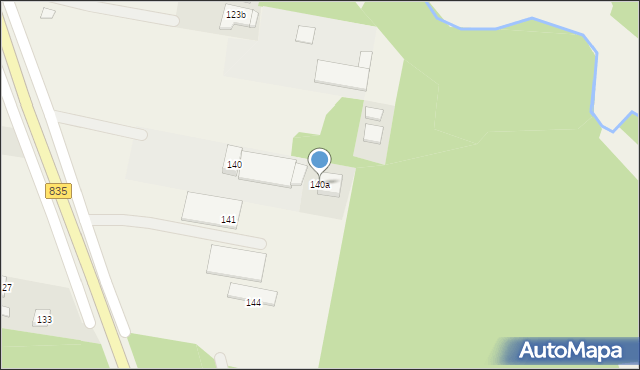 Korytków Duży, Korytków Duży, 140a, mapa Korytków Duży