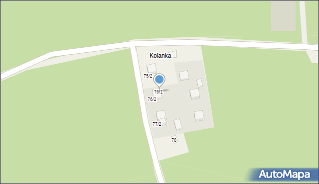 Korytnica, Korytnica, 76/1, mapa Korytnica