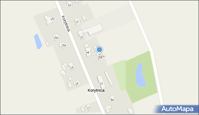 Korytnica, Korytnica, 10a, mapa Korytnica