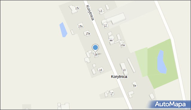 Korytnica, Korytnica, 15, mapa Korytnica